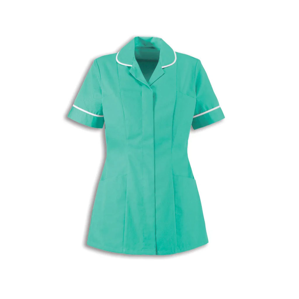 Round Collar Women Zip Tunic_WW002_Aquamarine