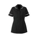 Round Collar Women Zip Tunic_WW002_Black