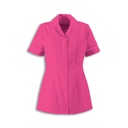 Round Collar Women Zip Tunic_WW002_Bright-Pink