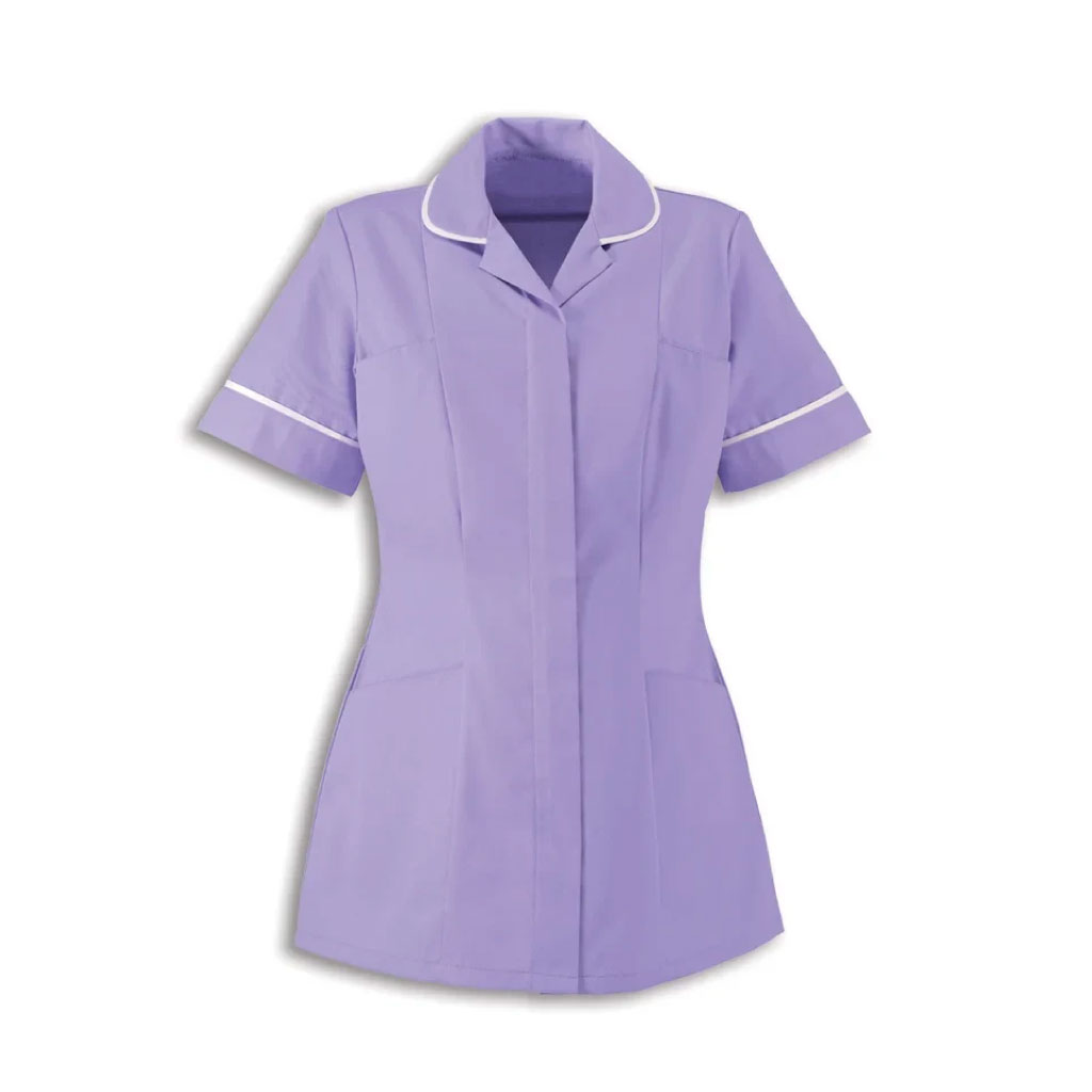 Round Collar Women Zip Tunic_WW002_Lilac