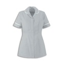 Round Collar Women Zip Tunic_WW002_Pale-Grey