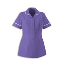 Round Collar Women Zip Tunic_WW002_Purple