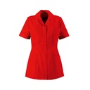 Round Collar Women Zip Tunic_WW002_Red