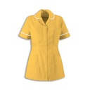 Round Collar Women Zip Tunic_WW002_Yellow
