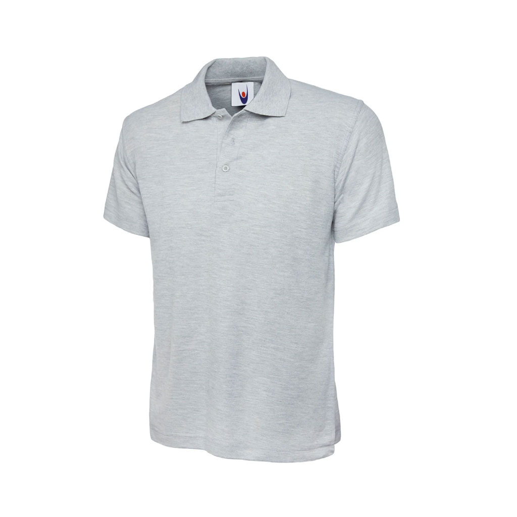Unisex Polo Shirt_WW003_Heather Grey
