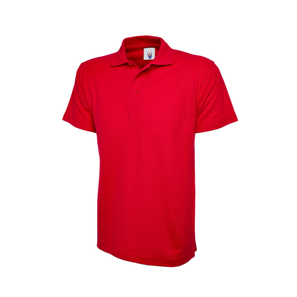 Unisex Polo Shirt_WW003_Red
