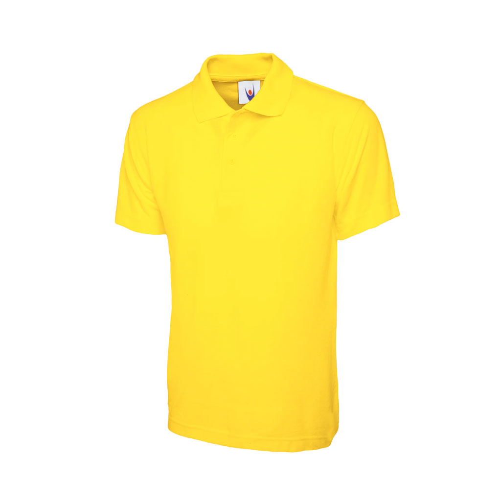 Unisex Polo Shirt_WW003_Yellow