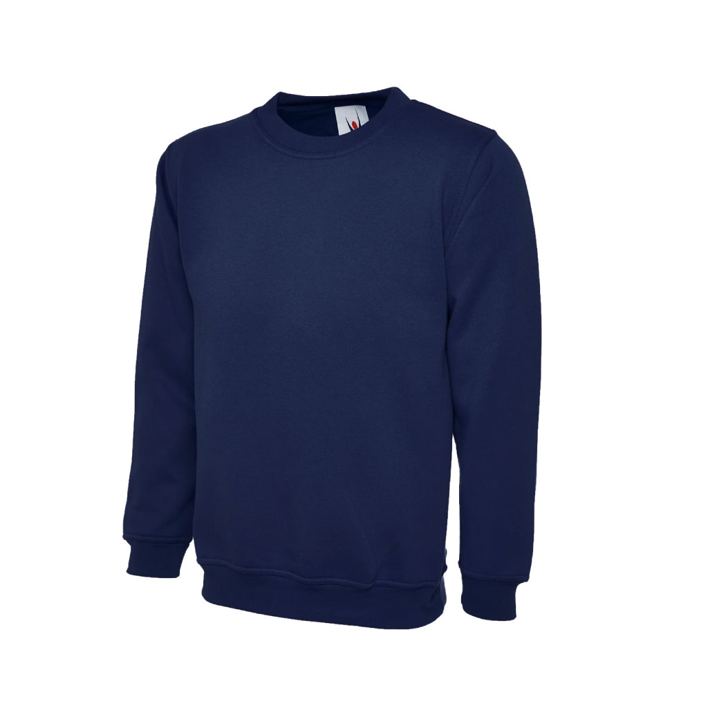 Classic Roundneck Sweatshirt_WW004_French Navy