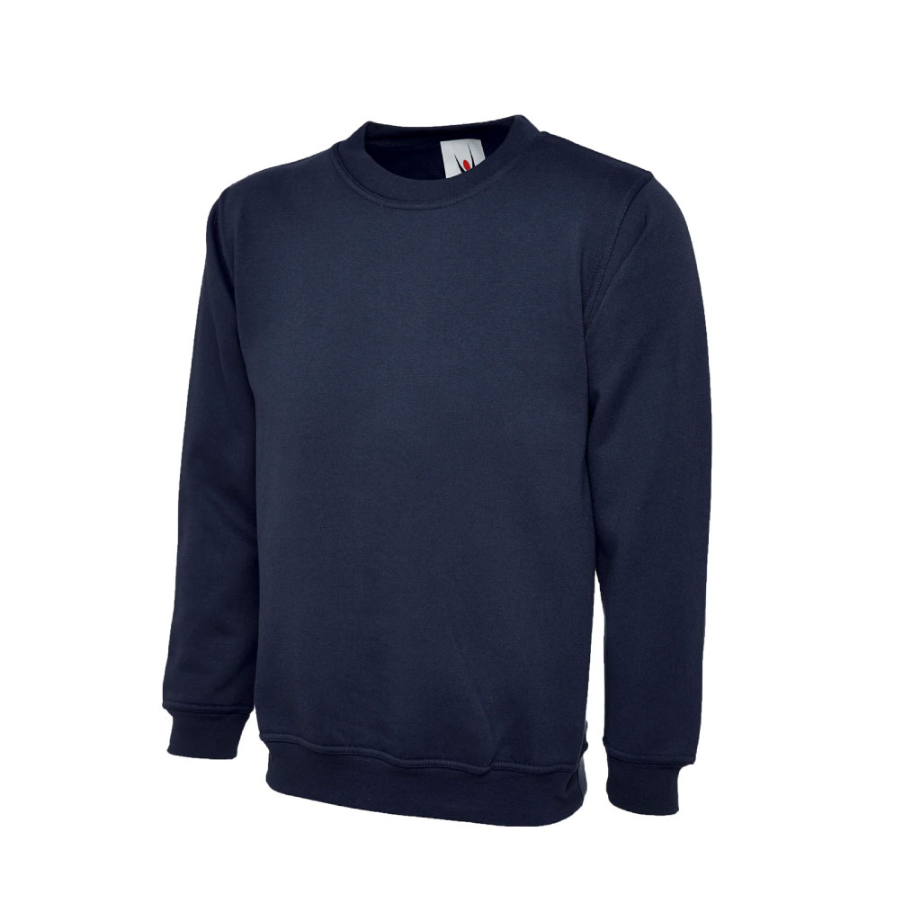 Classic Roundneck Sweatshirt_WW004_Navy