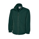 Unisex Zip-Up Fleece Jacket_WW005_Bottle Green