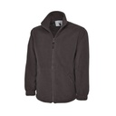 Unisex Zip-Up Fleece Jacket_WW005_Charcoal Grey