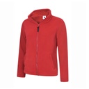 Women Workwear Full Zip Fleece_WW006_Red