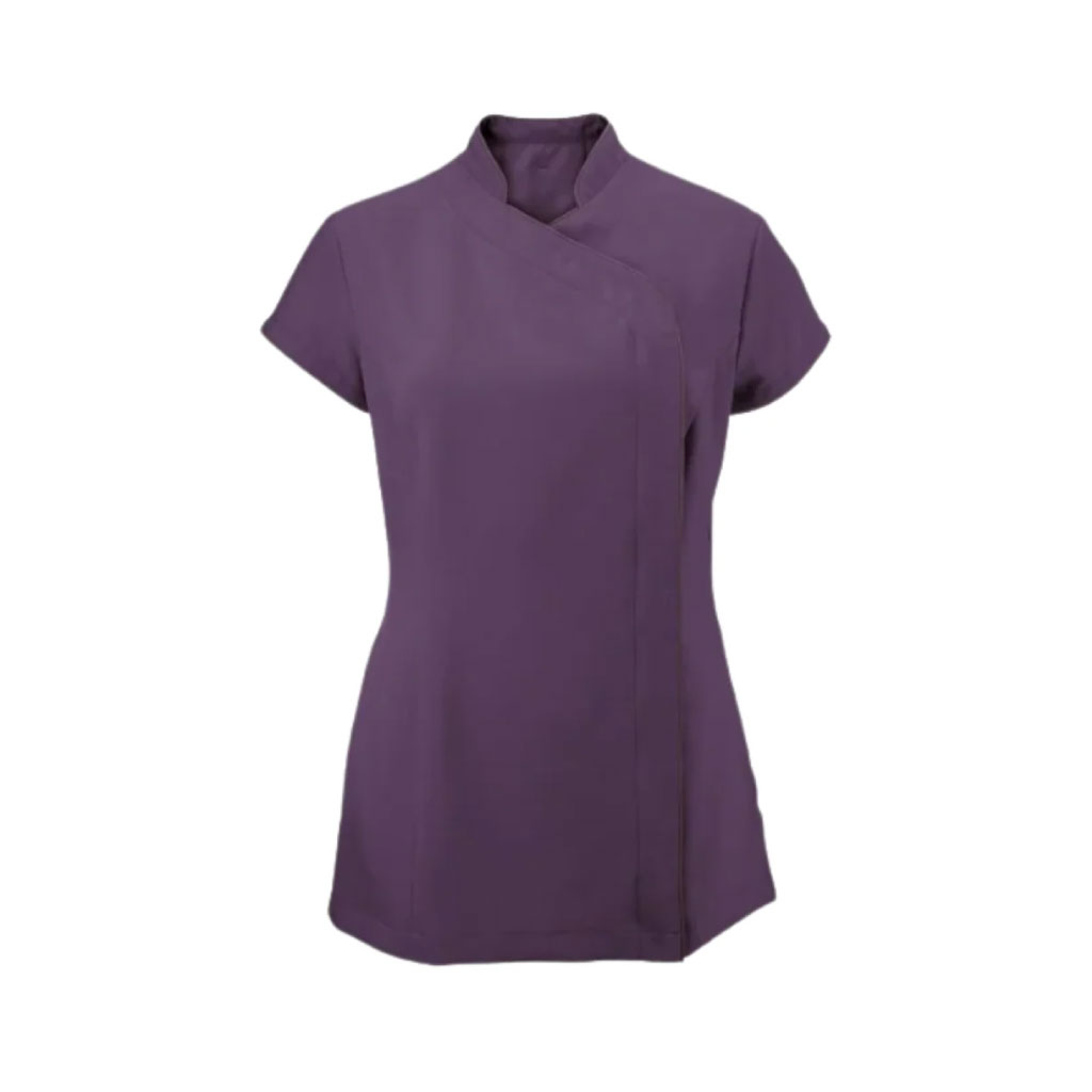 Asymmetrical Women Zip Tunic_WW009_Amethyst