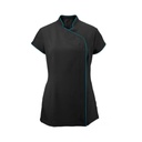 Asymmetrical Women Zip Tunic_WW009_Black-Peakcock