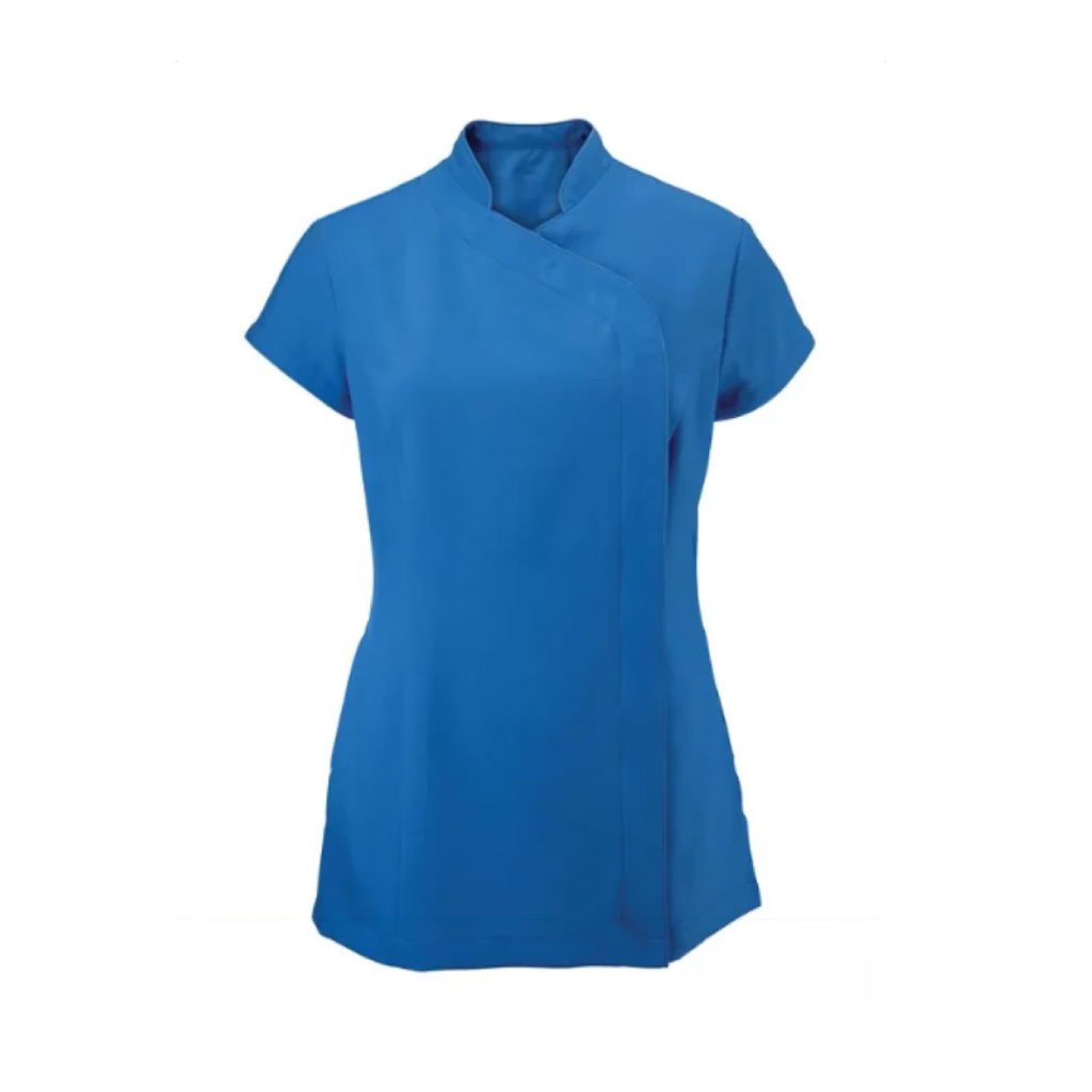 Asymmetrical Women Zip Tunic_WW009_Cobalt Blue