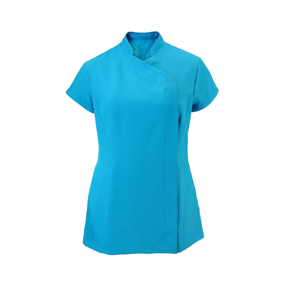 Asymmetrical Women Zip Tunic_WW009_Peacock