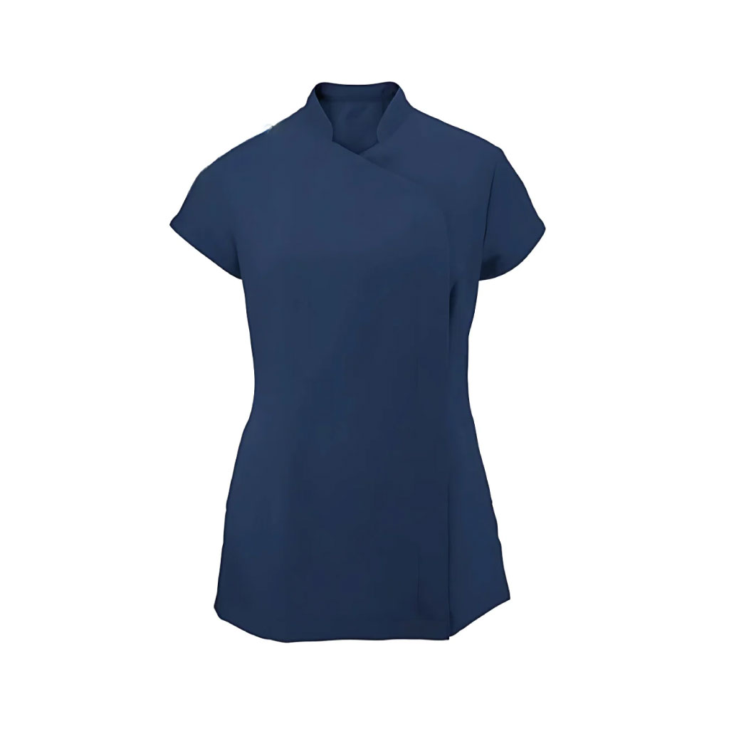 Asymmetrical Women Zip Tunic_WW009_Sailor Navy
