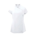 Asymmetrical Women Zip Tunic_WW009_White