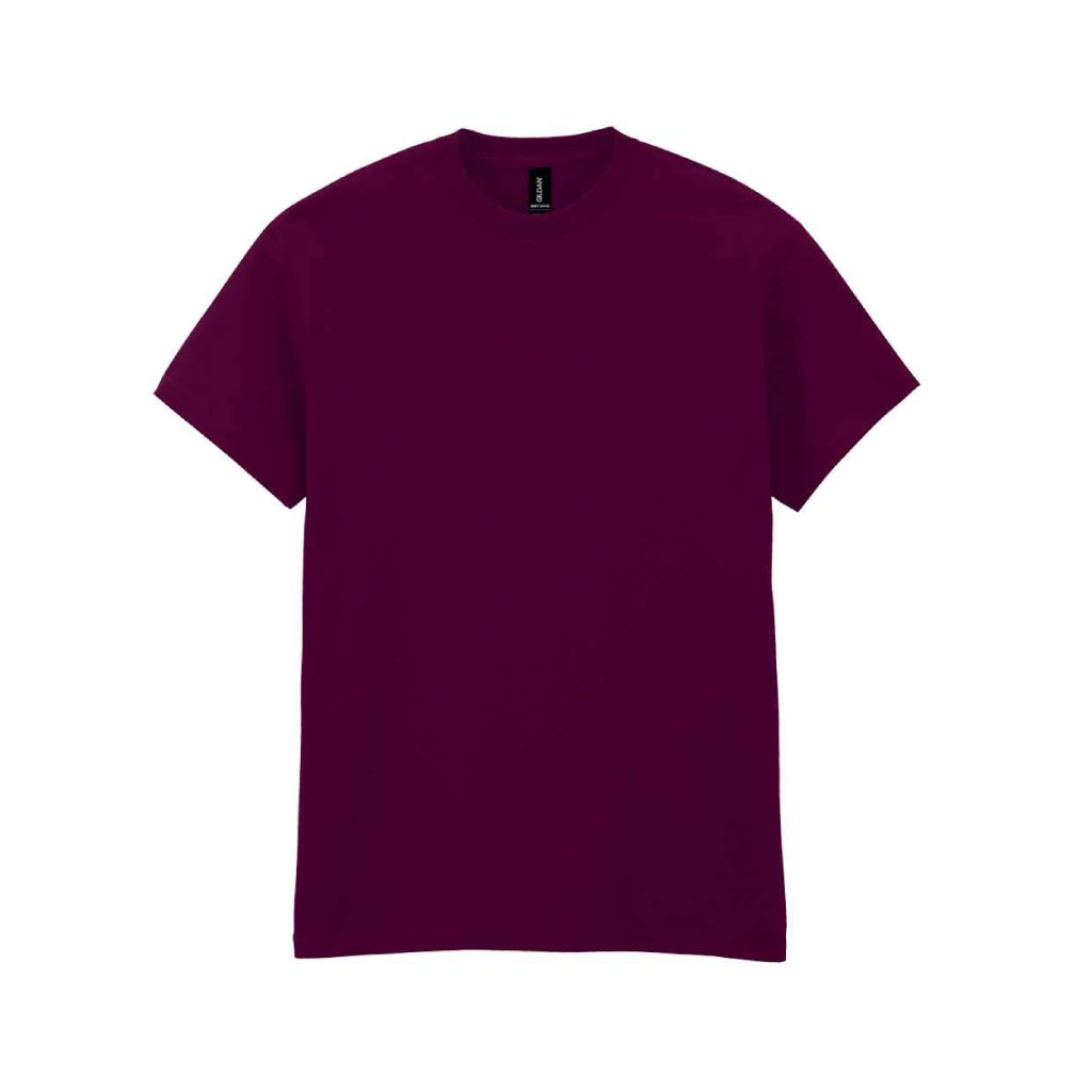 Classic Fit Cotton Tee_WW010_Maroon