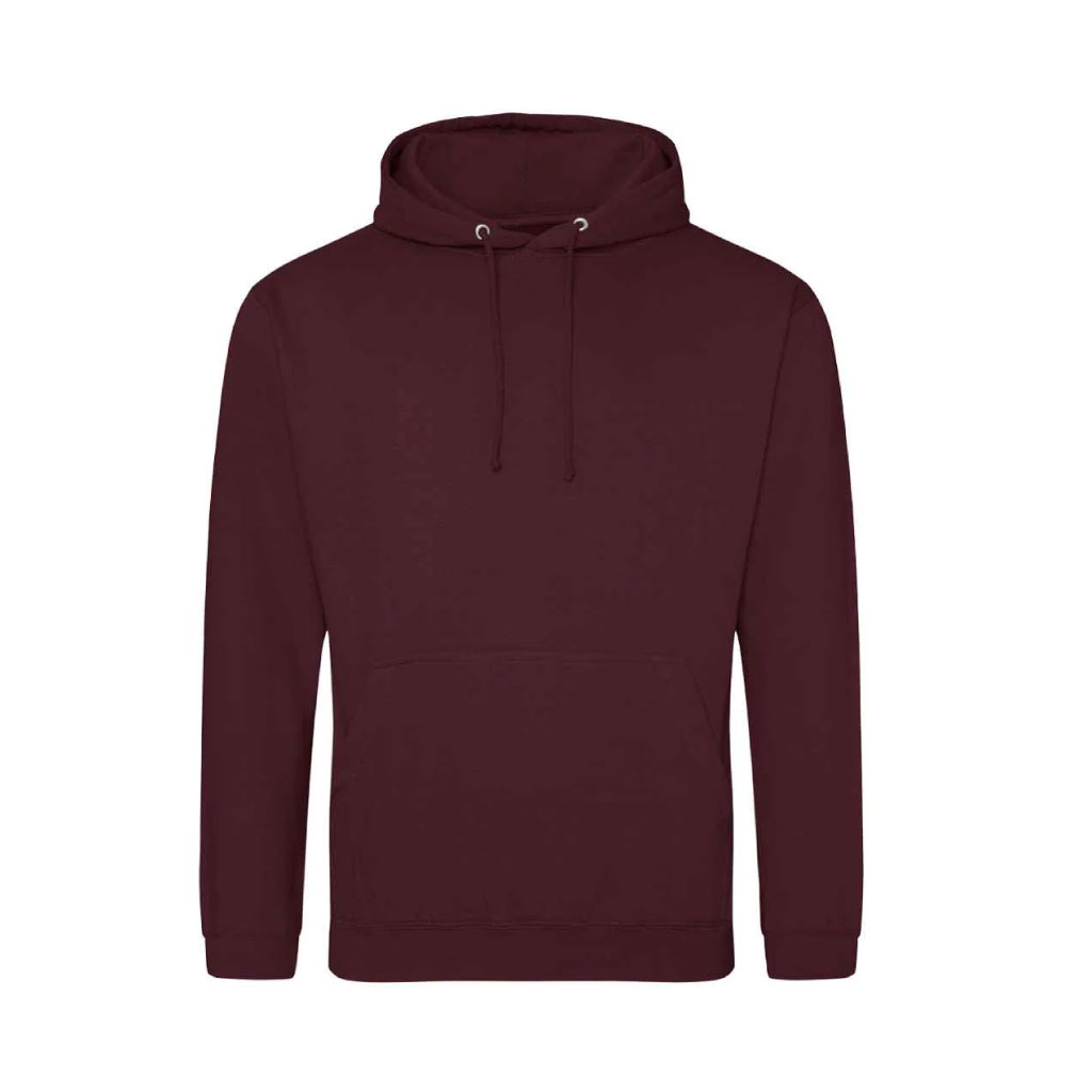 Pullover Hoodie_WW013_Burgundy