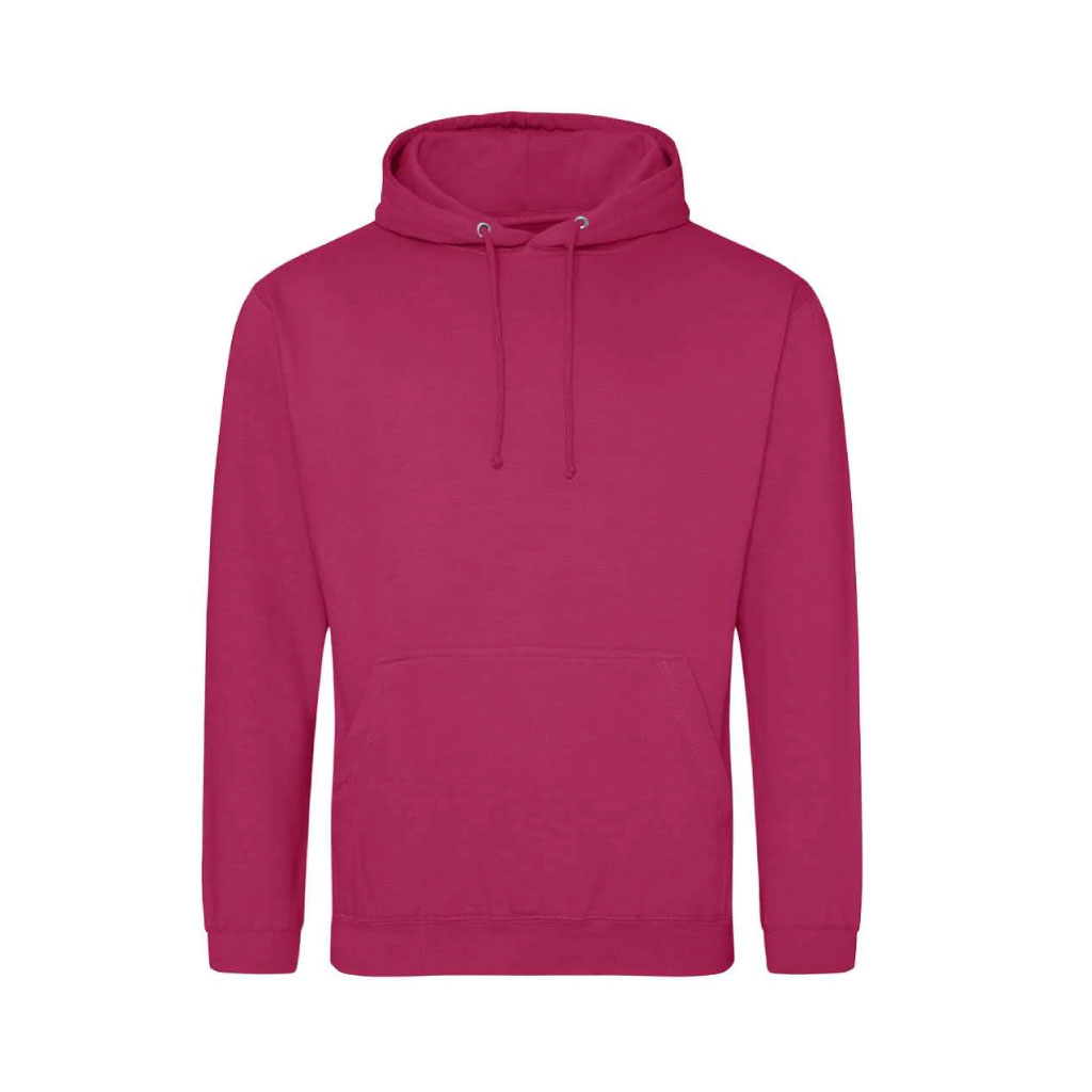 Pullover Hoodie_WW013_Hot Pink