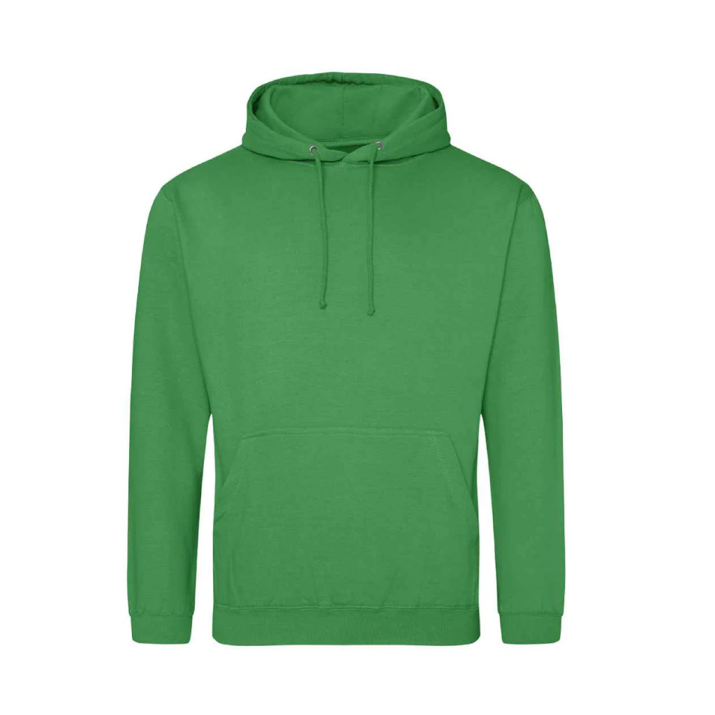 Pullover Hoodie_WW013_Kelly Green