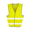 Essential Hi-Vis Safety Vest with Trim_WW016_Flourescent Yellow