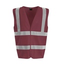 Essential Hi-Vis Safety Vest_WW017_Maroon
