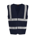 Essential Hi-Vis Safety Vest_WW017_Navy