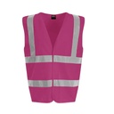 Essential Hi-Vis Safety Vest_WW017_Raspberry