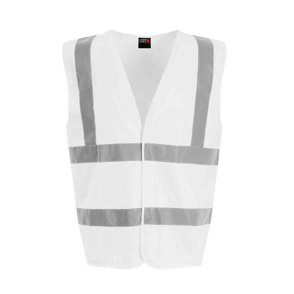 Essential Hi-Vis Safety Vest_WW017_White