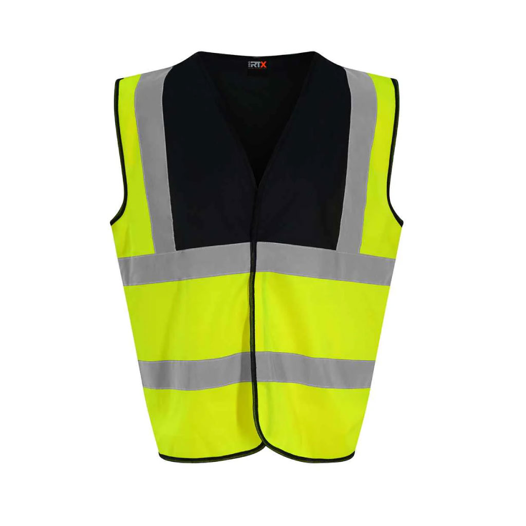 Essential Hi-Vis Safety Vest_WW017_Yellow_Black