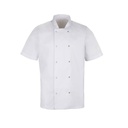 Short Sleeve Chef Jacket_WW018_White