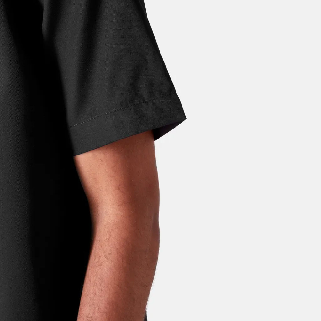 Short Sleeve Chef Jacket_WW018_1_Black