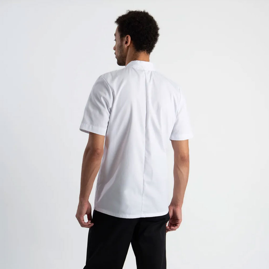 Short Sleeve Chef Jacket_WW018_1_White