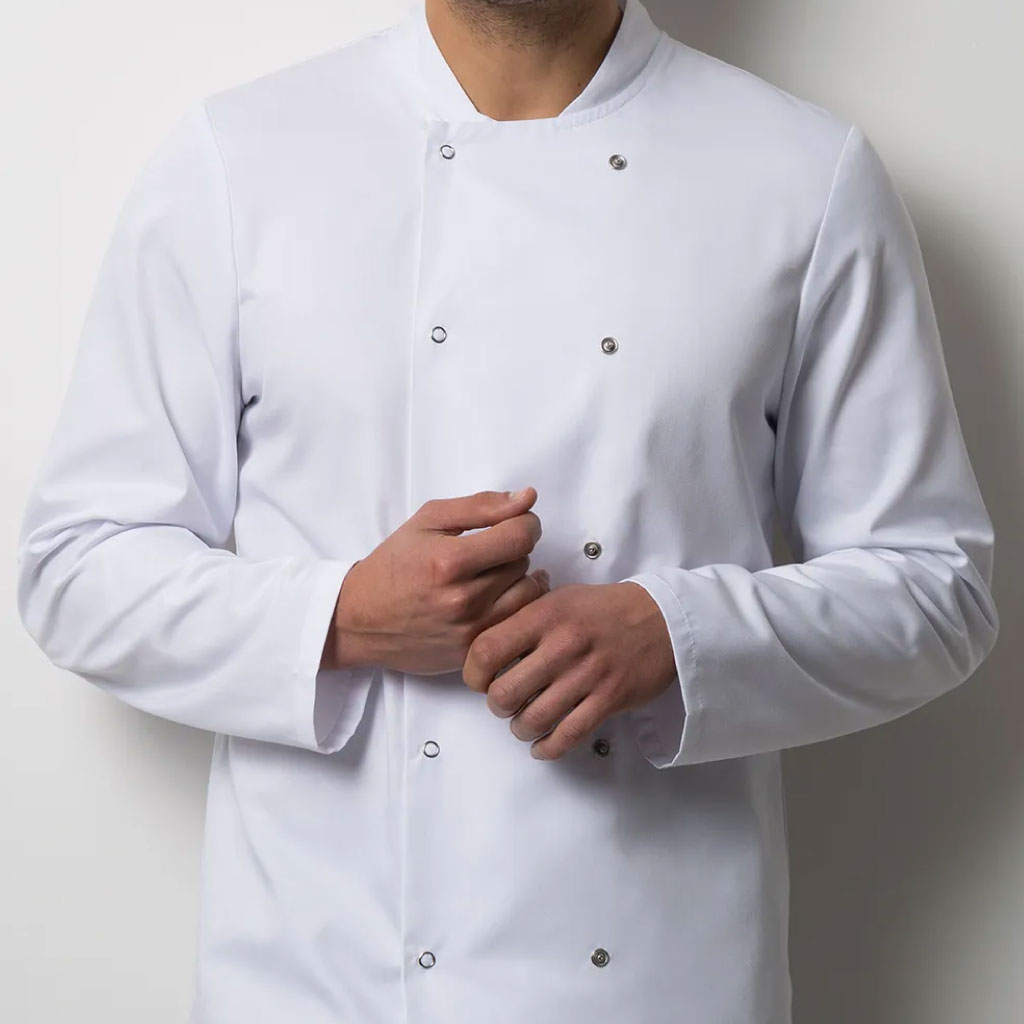 Long Sleeve Chef Jacket_WW019_1_White