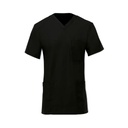 Unisex Lightweight Scrub Tunic Top_WW020_Black
