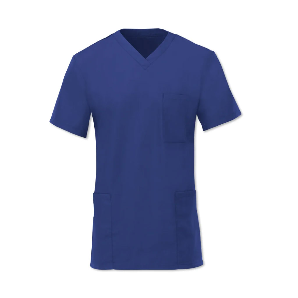 Unisex Lightweight Scrub Tunic Top_WW020_Bright Royal