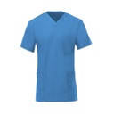 Unisex Lightweight Scrub Tunic Top_WW020_Hospital Blue