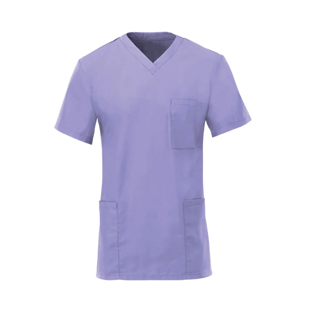 Unisex Lightweight Scrub Tunic Top_WW020_Lilac
