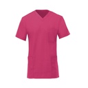 Unisex Lightweight Scrub Tunic Top_WW020_Magenta