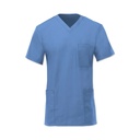 Unisex Lightweight Scrub Tunic Top_WW020_Metro Blue