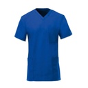 Unisex Lightweight Scrub Tunic Top_WW020_Royal Box