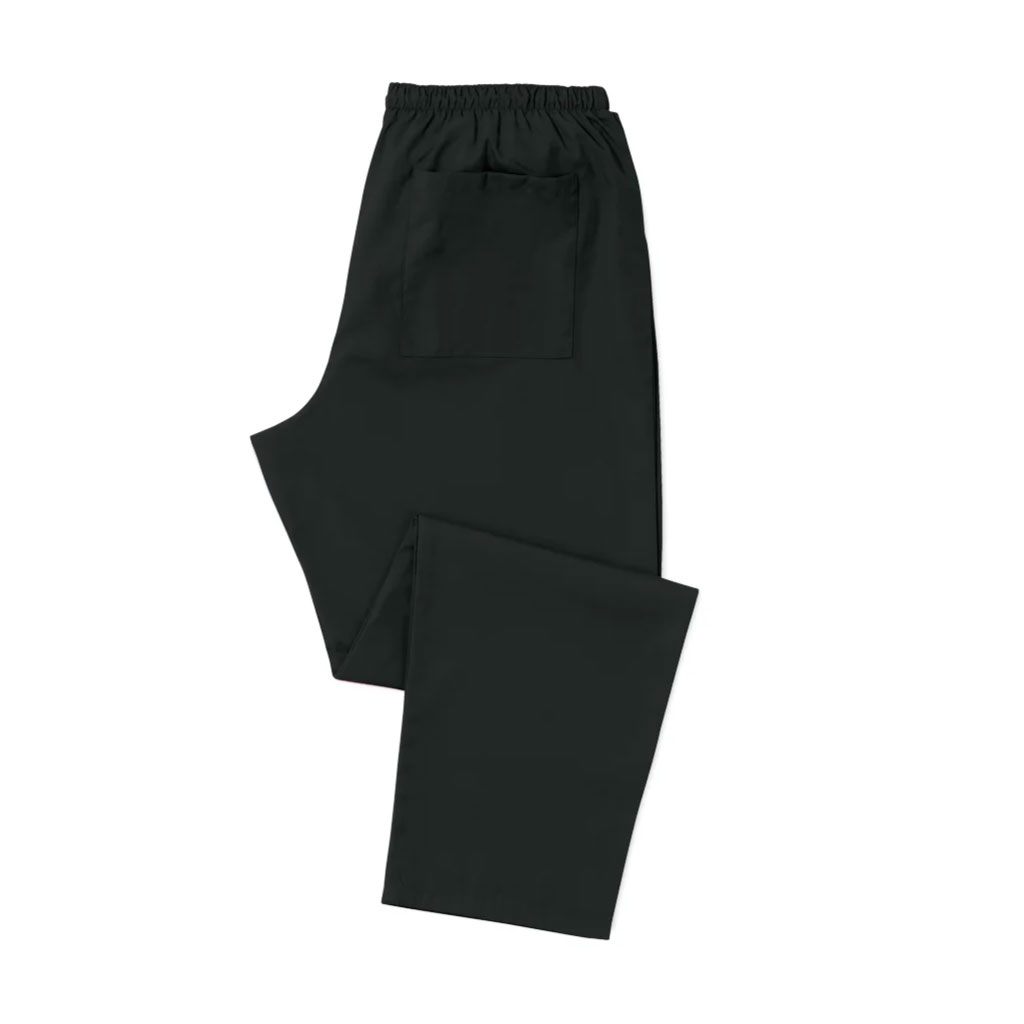 Lightweight Unisex Scrub Trousers_WW021_Black