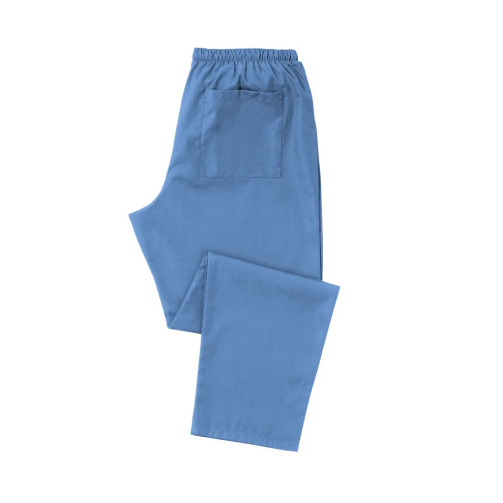 Lightweight Unisex Scrub Trousers_WW021_Metro Blue