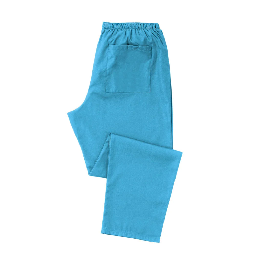 Lightweight Unisex Scrub Trousers_WW021_Peacock