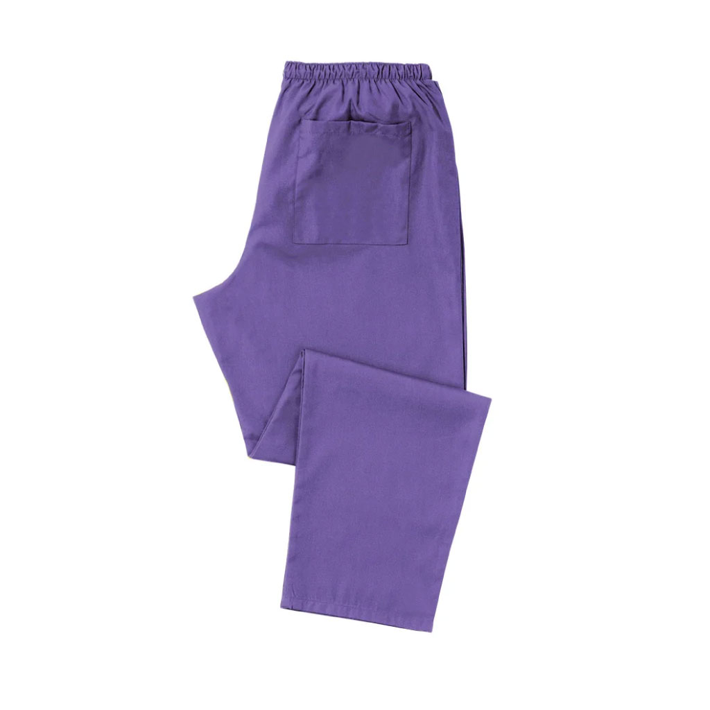 Lightweight Unisex Scrub Trousers_WW021_Purple