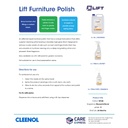 Cleenol Lift Furniture Polish Heavy Duty Refill Flasks - 750ml (Pack of 6)