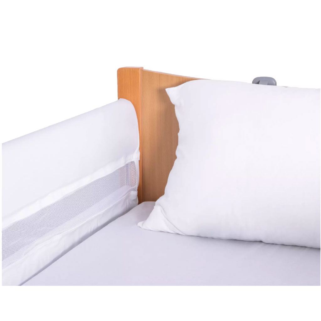 MRSA-Resistant Full Length Mesh Bed Rail  Protectors with Hook & Loop 86 x 201 x 2cm