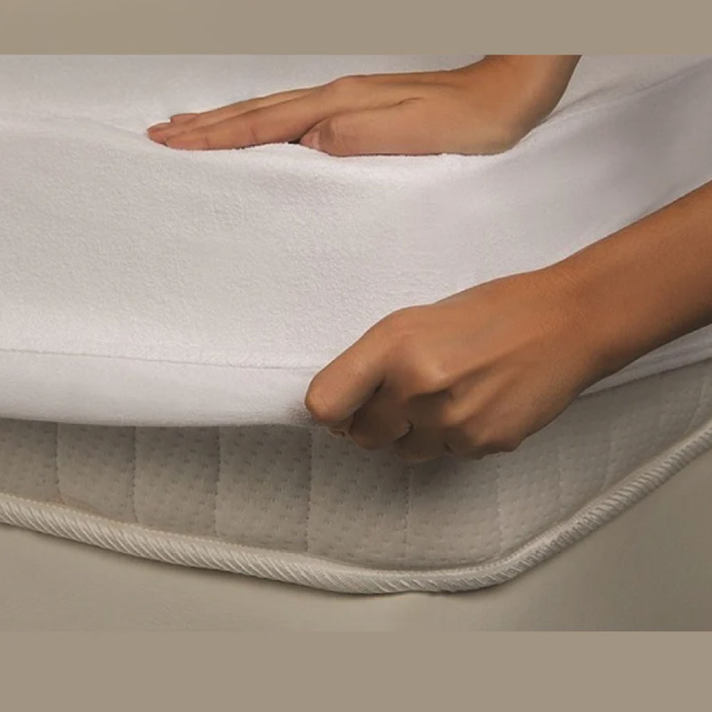 Caress Terry Mattress Protector Pack of 4 for care home bedding Care Express